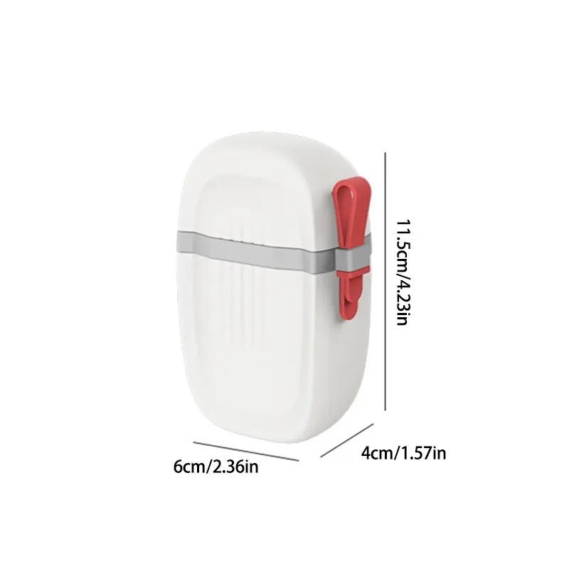 Fashion Portable Sealed Waterproof Soap Box for Travel, Hiking, and Camping - Draining Design