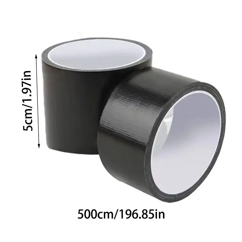 Cloth Base Tape High Viscosity Multifunctional Seat Cushion Sofa Chair Black Leather Repair Waterproof Tape