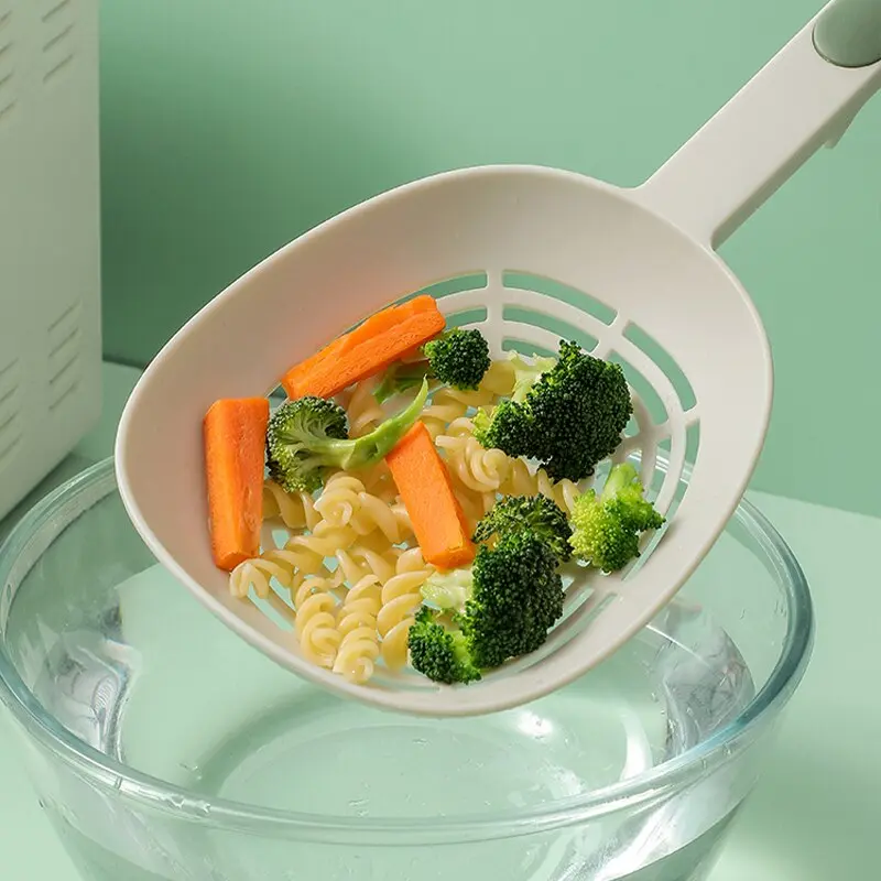Leak Kitchen Pasta Spoon Fishing Dumplings Long Handle Food Grade High Temperature Resistant Spaghetti Large Funnel