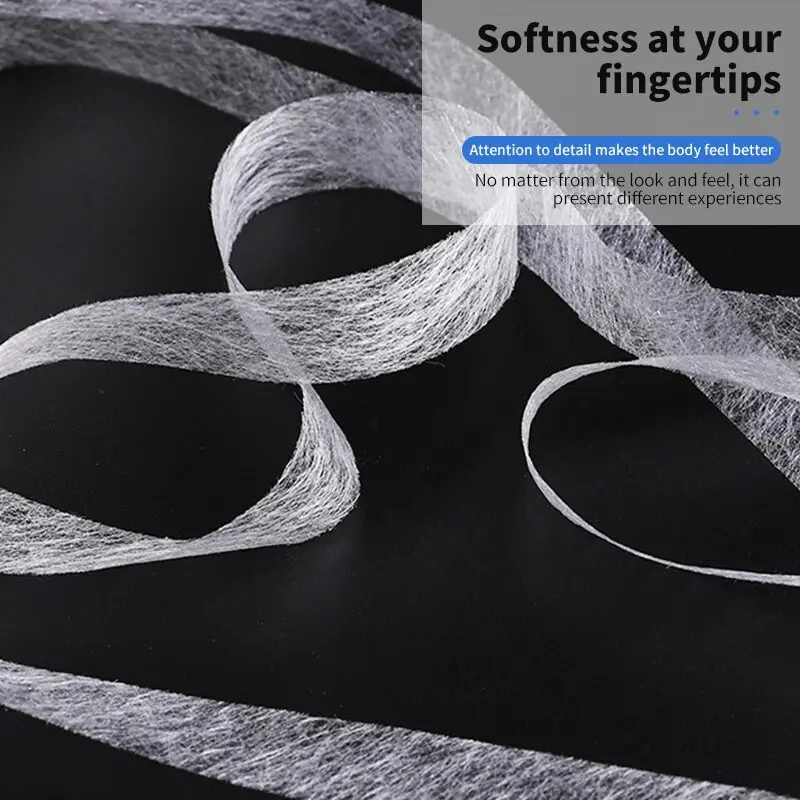 Double Sided Non-woven Lining Adhesive Clothes Ironing Hem Tape Lined Double Sided Adhesive Mesh Film DIY Sewing Accessories