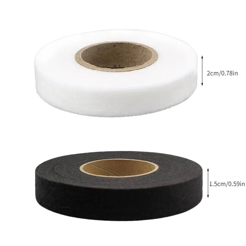Double Sided Non-woven Lining Adhesive Clothes Ironing Hem Tape Lined Double Sided Adhesive Mesh Film DIY Sewing Accessories
