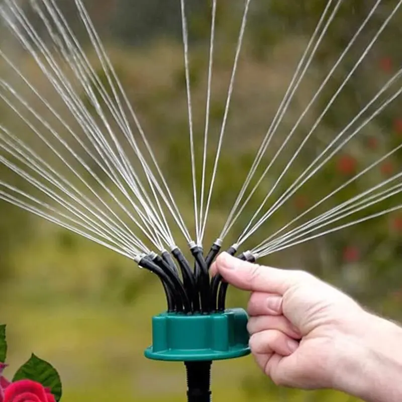 1pc 360 Degree Automatic Garden Sprinklers Watering Grass Lawn Rotary Nozzle Rotating Water Sprinkler System Garden Supplies Spr