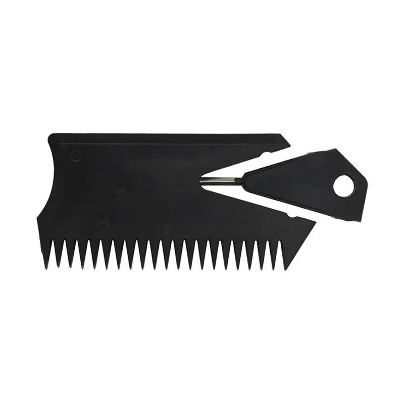 Wax Scraper Comb for Outdoor Surfboards SUP Paddler Inflatable Boat Wax Scraper Comb with Key Detachable.