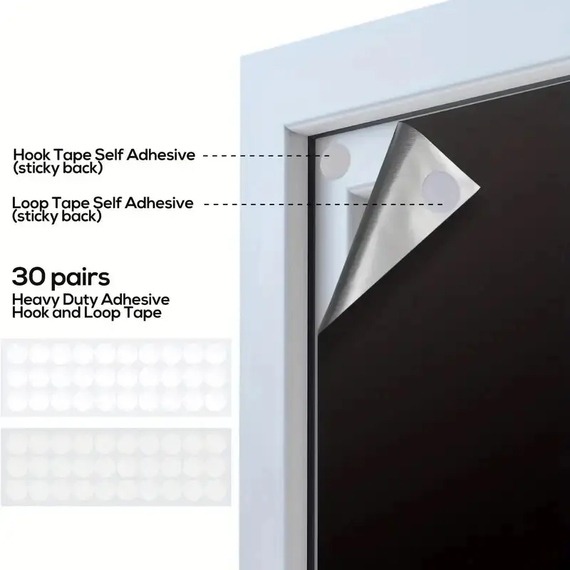 1pcs Plain Curtain, Simple Polyester Blackout Curtain For Home Decor Portable Foldable Travel Curtains, UV Protection, Room