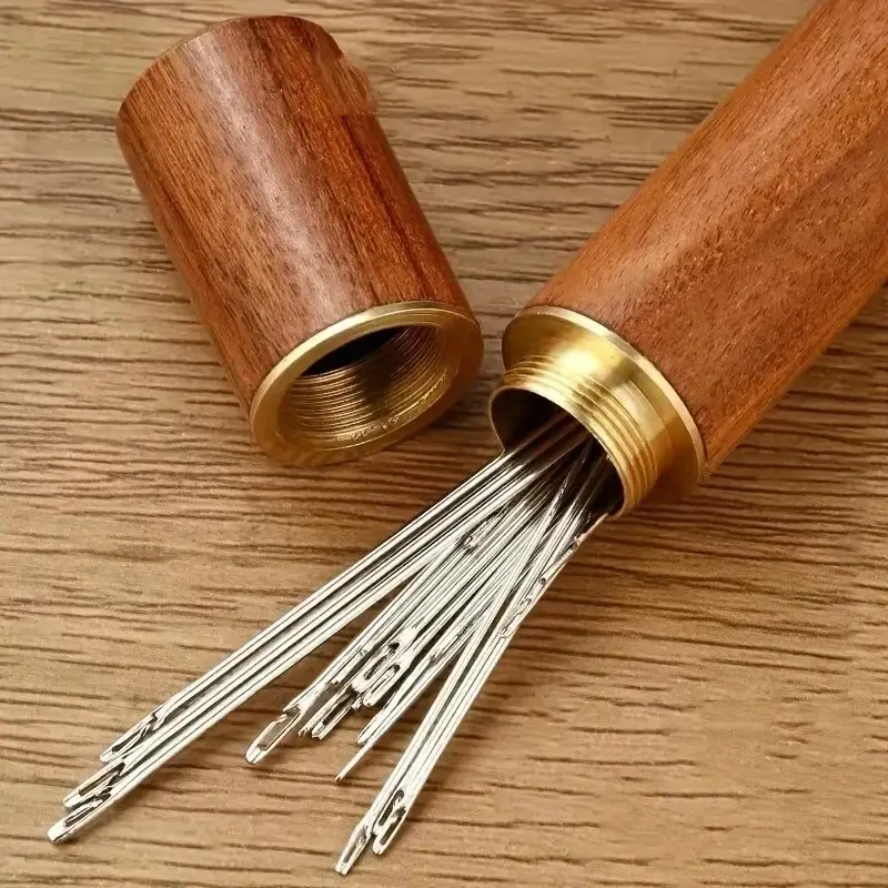 30 PCs Elderly No Thread Hand Sewing Needle, Home Hand Sewing Quilt Clothes, Cross Stitch No Thread Needle, DIY Hand Sewing