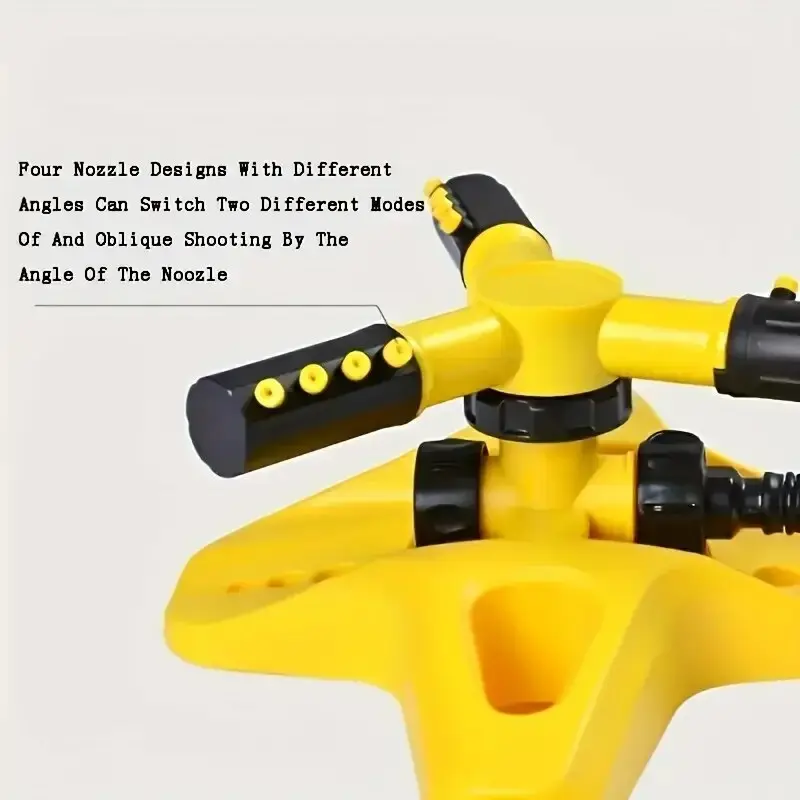 360 Degree Automatic Rotating Sprinkler Head For Nursery Irrigation, Rotating Three-way Sprinkler Series Sprinkler