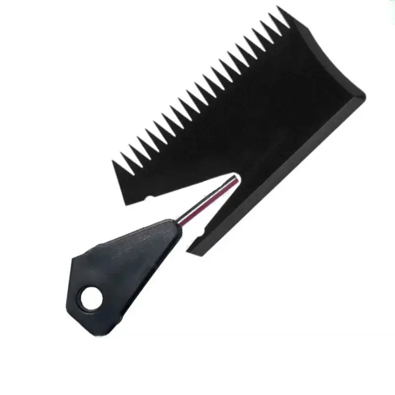 Wax Scraper Comb for Outdoor Surfboards SUP Paddler Inflatable Boat Wax Scraper Comb with Key Detachable.