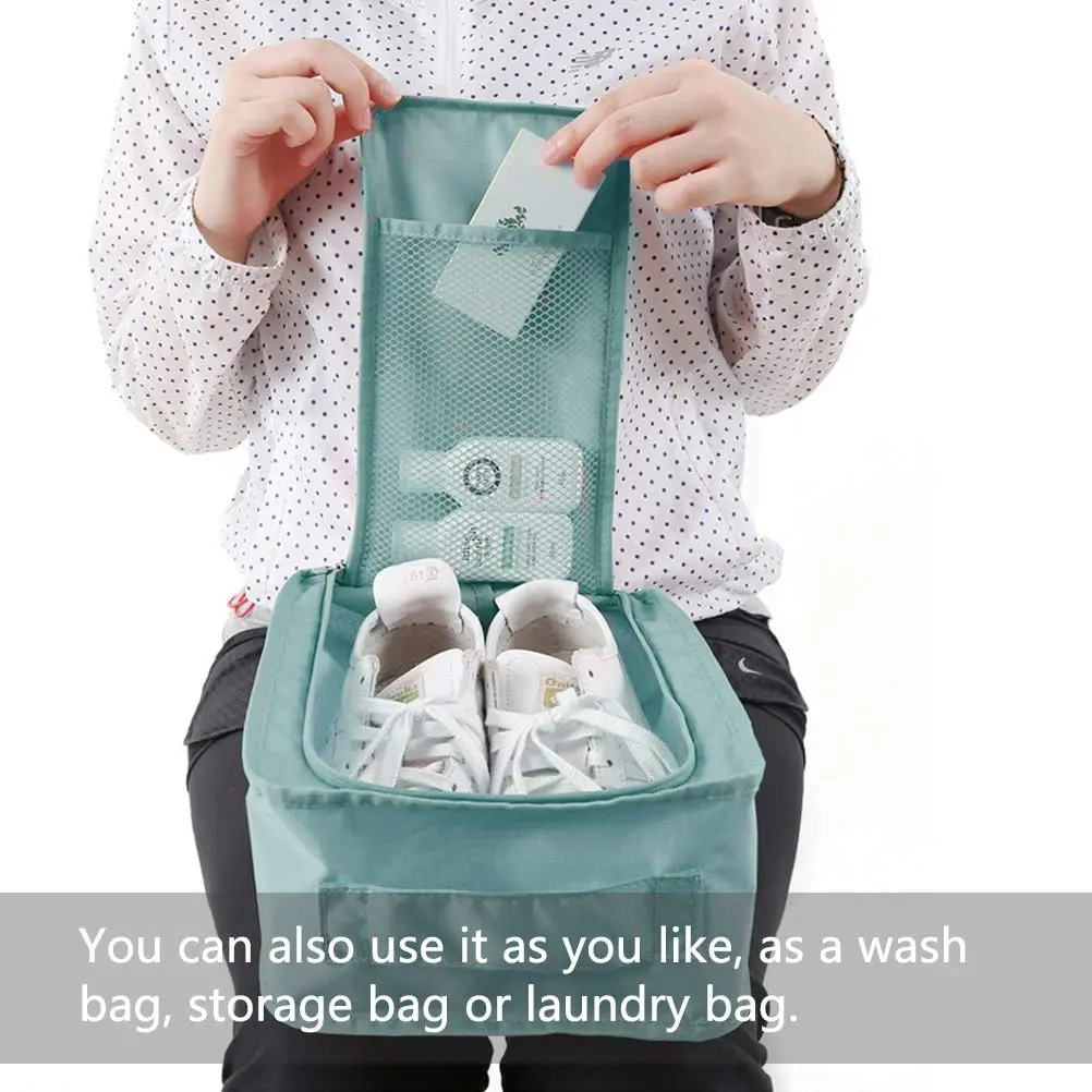 5 Pcs Travel Shoe Bags Portable Holds Multifunction Waterproof Folding Storage High Capacity Shoe Pouch Organizer