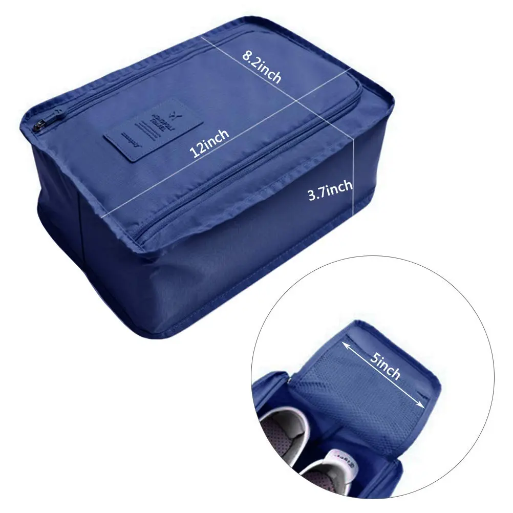 5 Pcs Travel Shoe Bags Portable Holds Multifunction Waterproof Folding Storage High Capacity Shoe Pouch Organizer