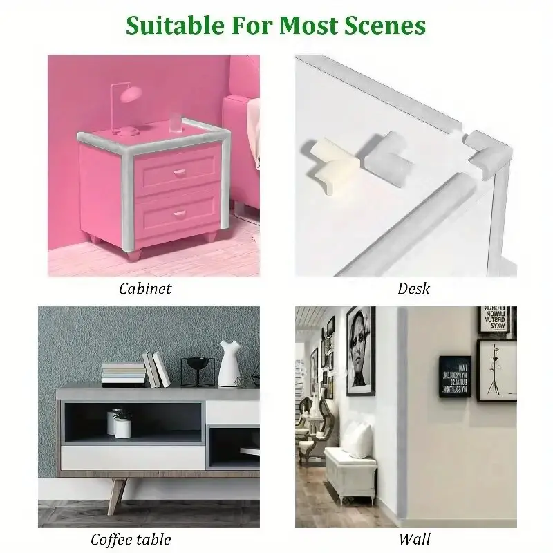 Safety Table Edge Protection Bar Table Angle Protection Collision Buffer Foam Bumper Free Tape Baby Anti-collision Strip