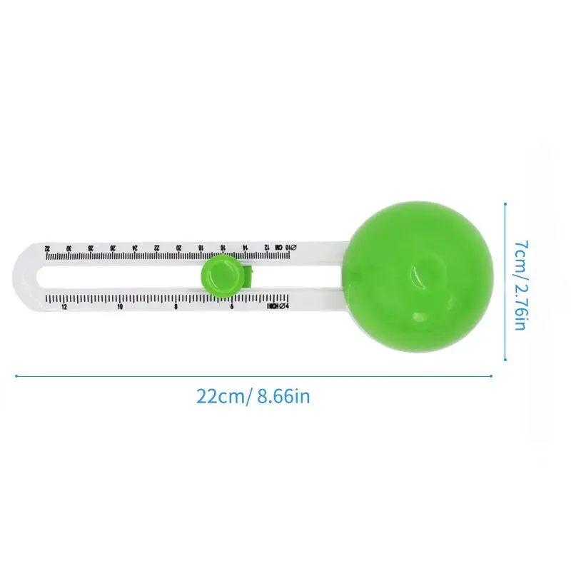 Round Cutter round Paper Cutter Multi-functional Paper Cutter Artwork Students DIY Handbook Greeting Card Making round Gauge
