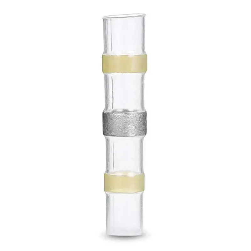 Solder Ring Terminal 50pcs Mount Solder Ring Heat Shrink Intermediate Connection Terminal Heat Shrink Tube Terminal