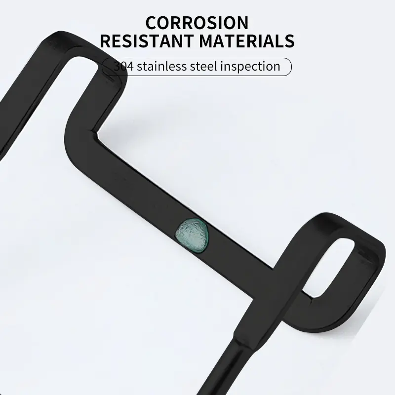 Stainless Steel Double S Hook Free Punch Wall Hanging Bathroom Kitchen Door S Hook Towel Storage Rack