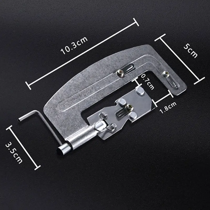 Fishhook Line Knotter Portable Semi Automatic Fishing Hook Stainless Steel Fast Tying Tackle Double Hooks Fishing Accessories
