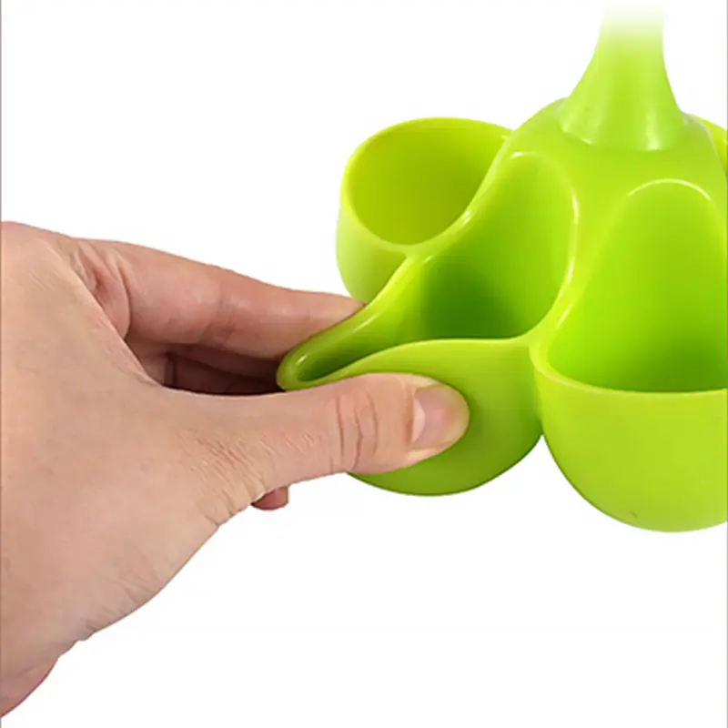 5 Hole Silicone Egg Cooker High Temperature Resistant Steamed Egg Tray Food Grade Complementary Food Tools
