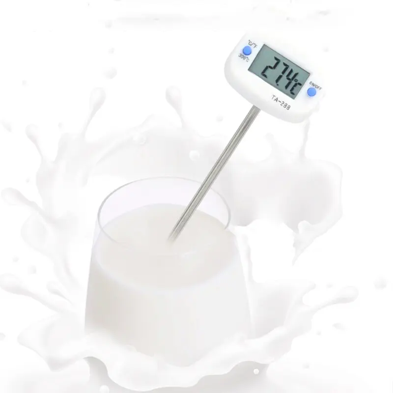 Thermometer Drink Measuring Tool Kitchen Oil Temperature Coffee Barbecue Milk Water Thermometer Pin Bbq