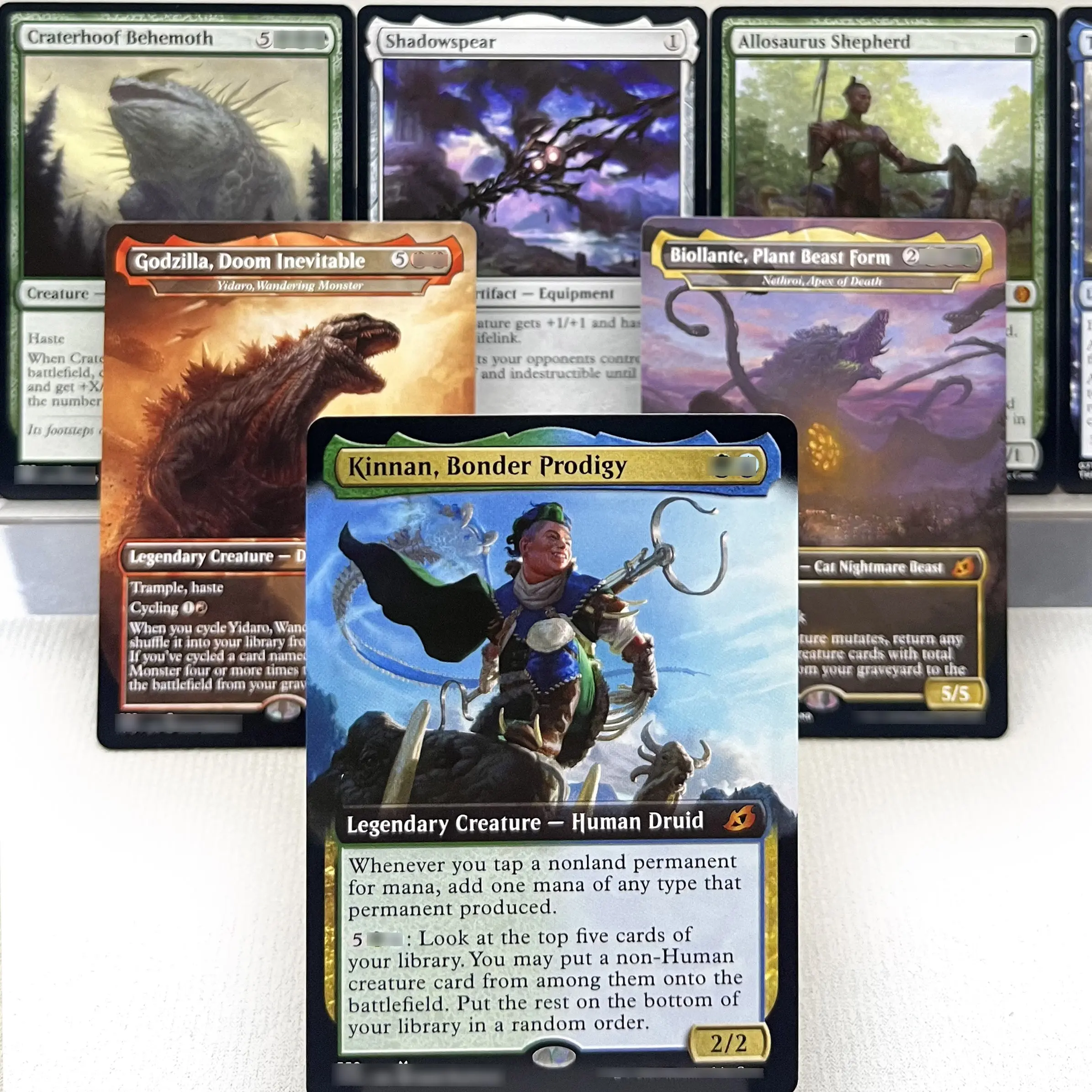IKO JMP THB HOLO13-Ⅰ03 Tcg proxy magic cards Nethroi, Apex of Death Kinnan, Bonder Prodigy Yidaro, Wandering Monster gather