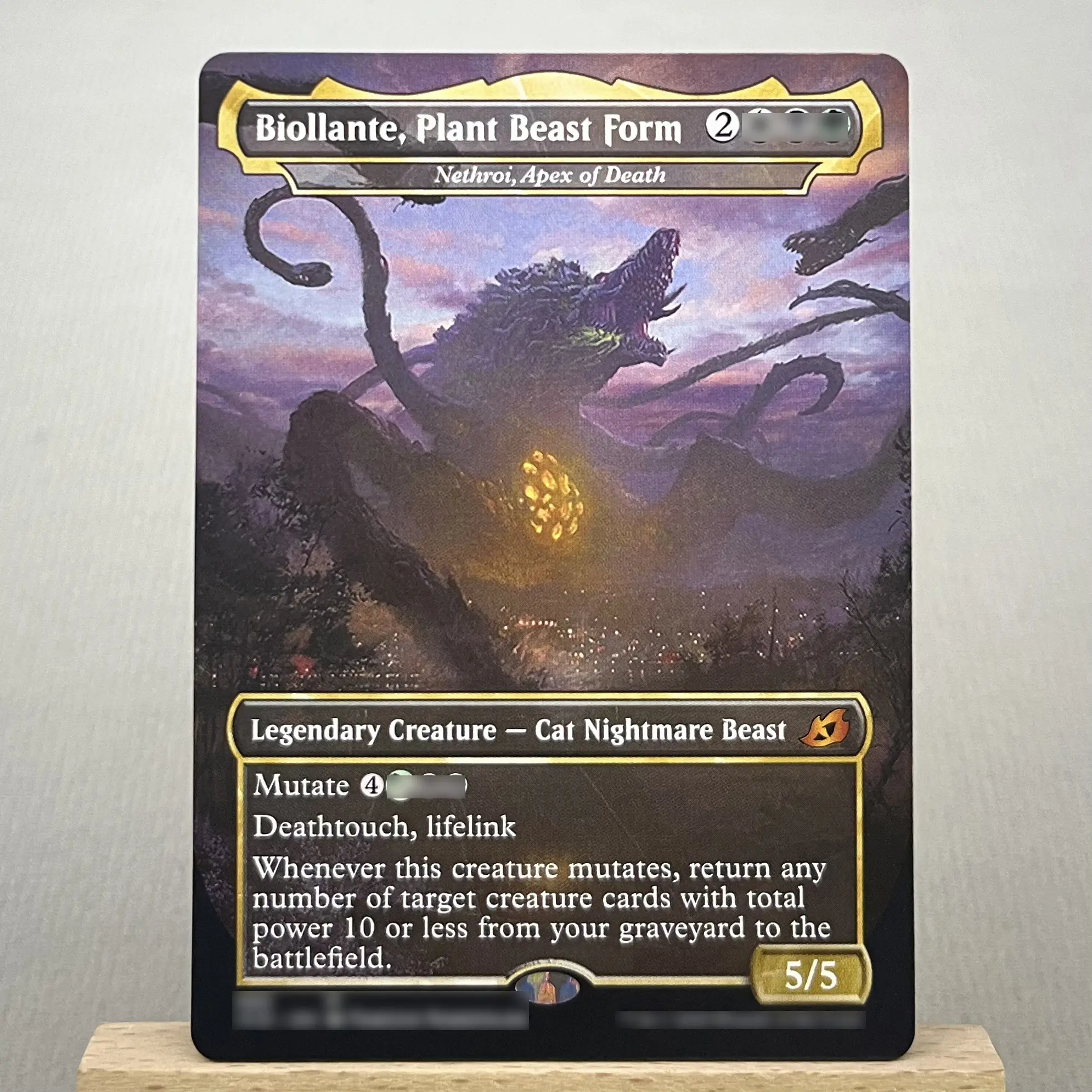 IKO JMP THB HOLO13-Ⅰ03 Tcg proxy magic cards Nethroi, Apex of Death Kinnan, Bonder Prodigy Yidaro, Wandering Monster gather