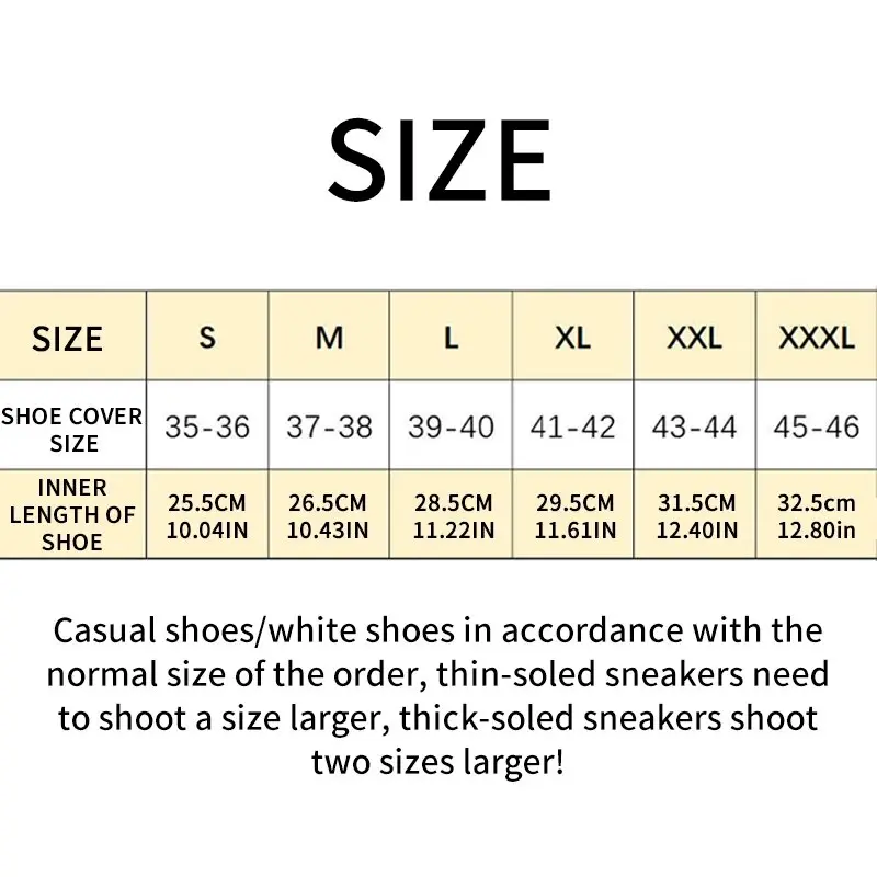 1 Pair Waterproof Shoe Covers, Non-slip Reusable Rain Snow Boots Women Men PVC Silicone Sole Overshoes Protectors In Rainy Days