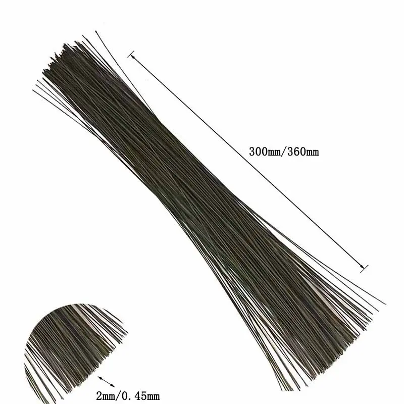 20Pcs 0.45mm/0.9mm Diameter  Floral Wire High Quality Paper Covered Artificial BranchesIron Wire For DIY/nylon Flower Accessory