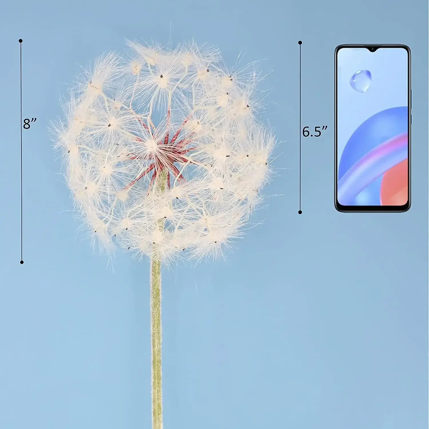 (2 Pcs)Artificial Dandelion Flower, Giant Faux Dandelion Flowers Artificial Dandelion Flowers for Home Decoration