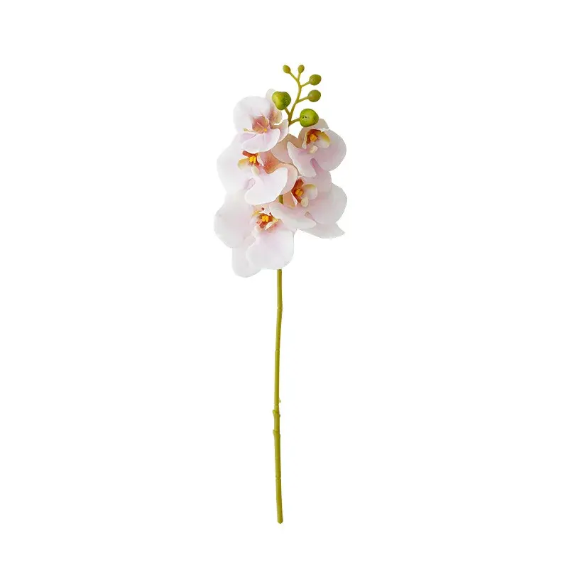 45CM5 Head Phalaenopsis Artificial Flower High-end Wedding Decorative Flower Indoor Home Shopping Mall Decorative