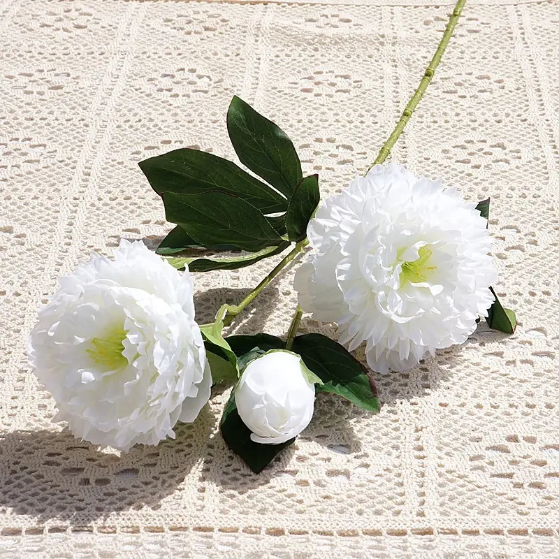 29.1 Inch Yangfei Peony Artificial Flower for Home Decoration Wedding Studio Soft Furnishing