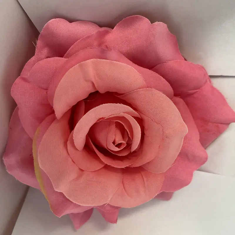 11cm Large Rose Head Imitation Flower Home Garden Potted Wedding Artificial Flower Wall Background Decorative Cloth Flower