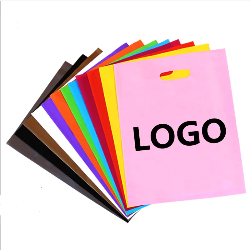 Custom Printed LOGO Gift Plastic Bags Clothing Packaging Bag Handing Shopping Bag Custom Plastic Bag