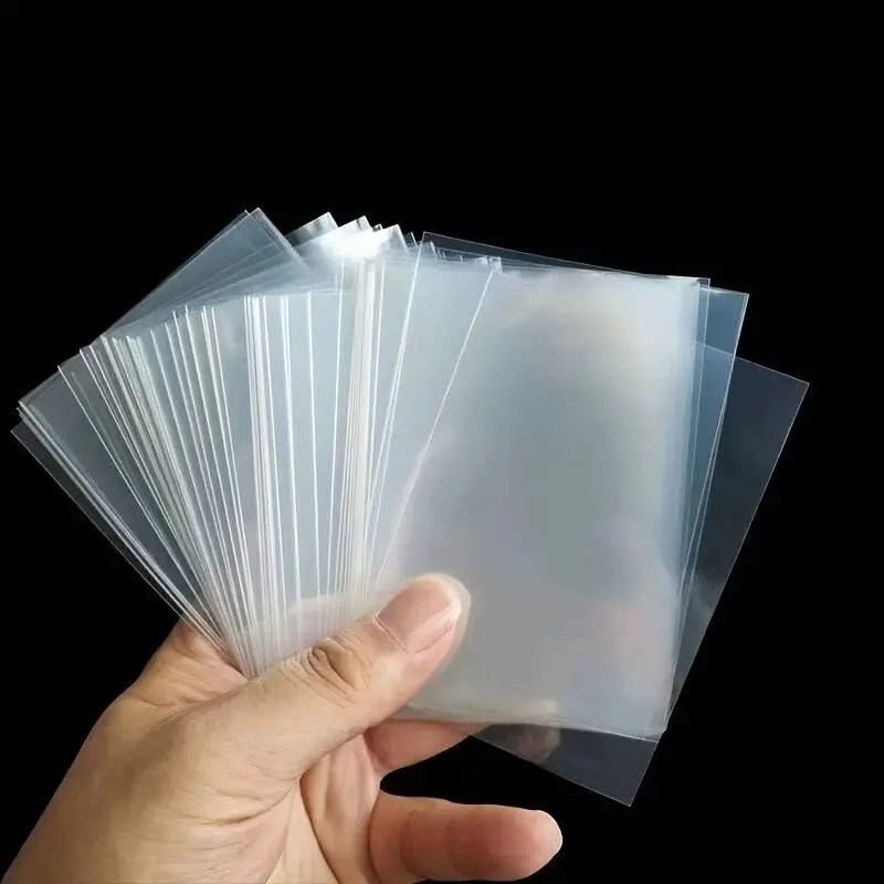 100Pcs Protector Card Sleeves Magic Board Game Tarot Case Three Kingdoms Poker Cards Protector Multi-size Protective Case