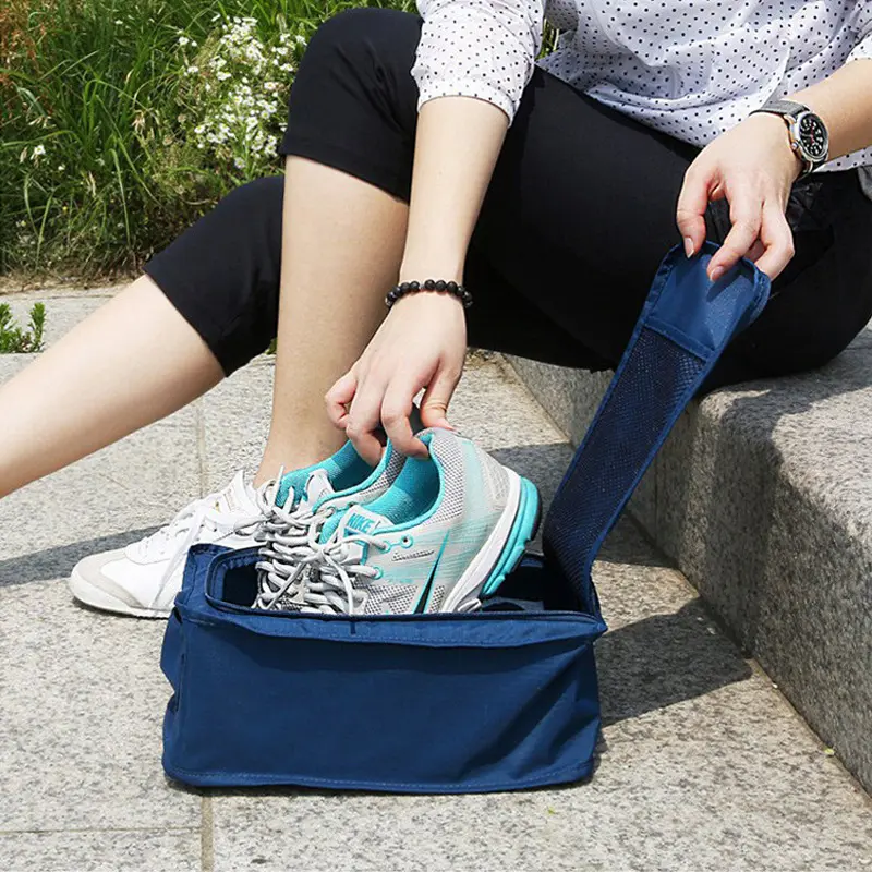 Portable Shoe Bags Travel Holds Multifunction Waterproof Folding Storage High Capacity Shoe Pouch Organizer