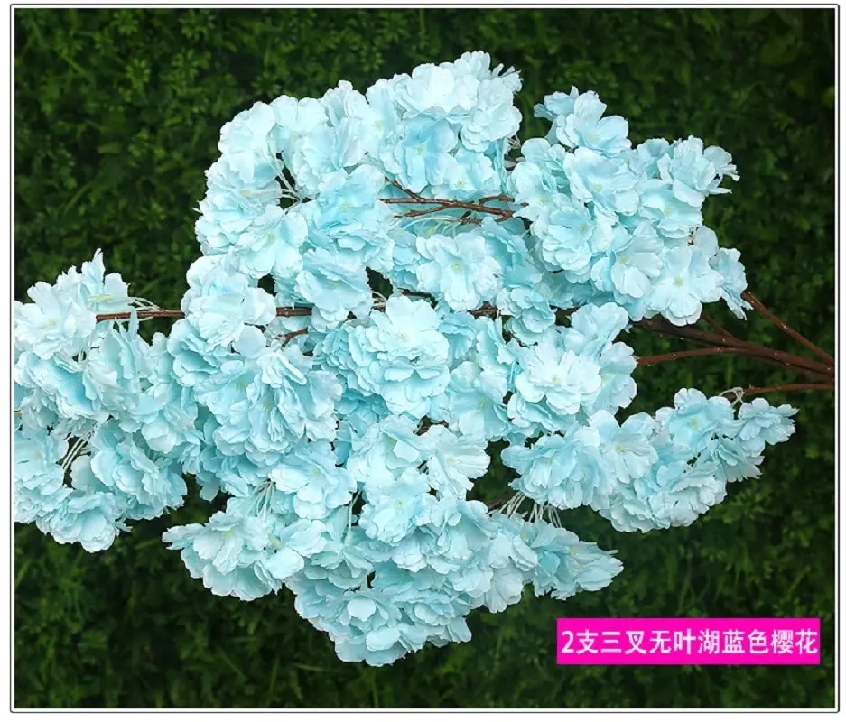 Wedding arch decoration artificial flowers, silk hydrangeas, white branches, cherry blossoms, home decoration, 140 heads, 50 -60