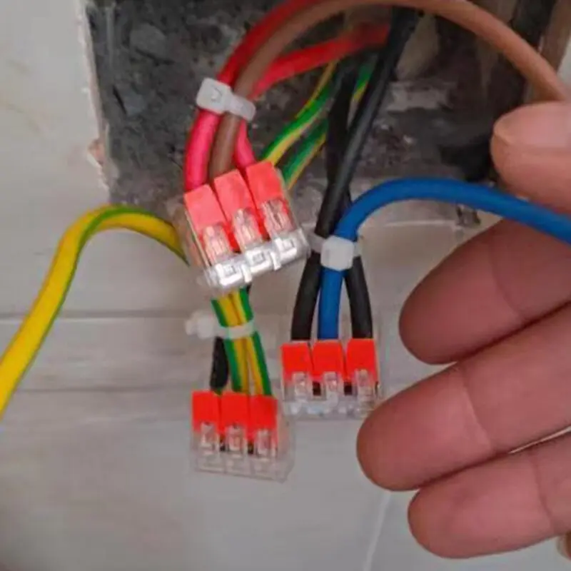 30 Pcs 32A Wire Connectors Compact Splice Connectors Quick Cable Connectors Light Terminal Connections