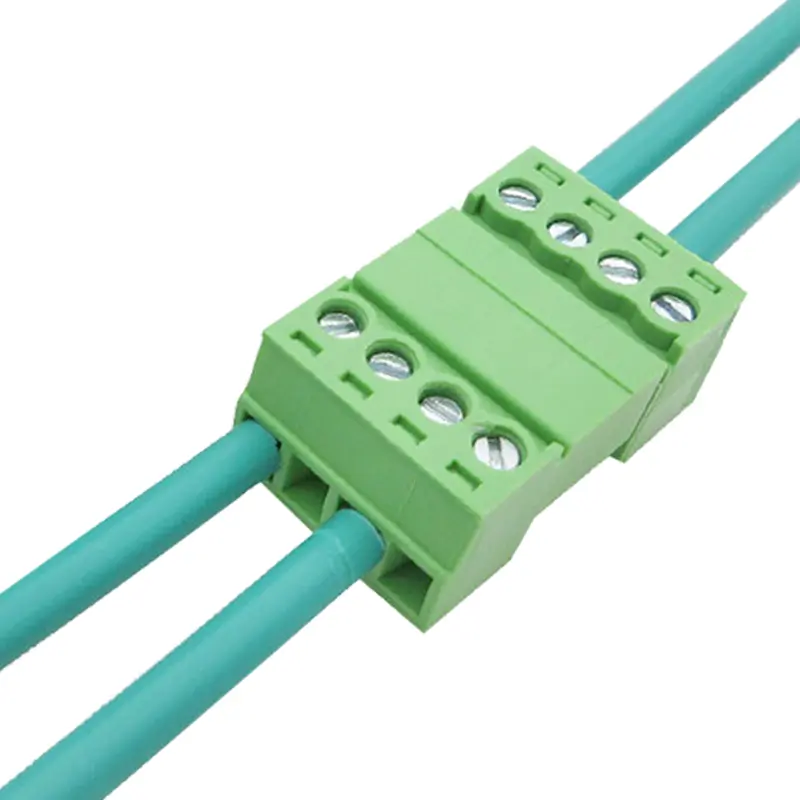 1Set 2P/3P/4P/5P/6P/7P/8P 15EDGKP Connector 300V 8A 3.5/3.81mm spacing Plug-In Male Female Pluggable Terminal Block