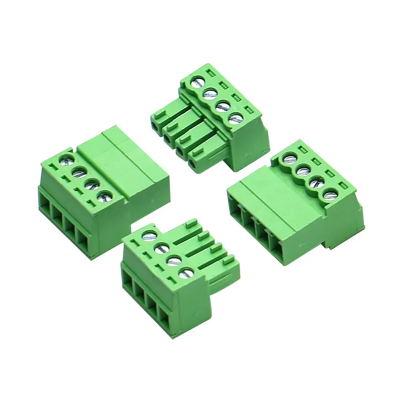 1Set 2P/3P/4P/5P/6P/7P/8P 15EDGKP Connector 300V 8A 3.5/3.81mm spacing Plug-In Male Female Pluggable Terminal Block