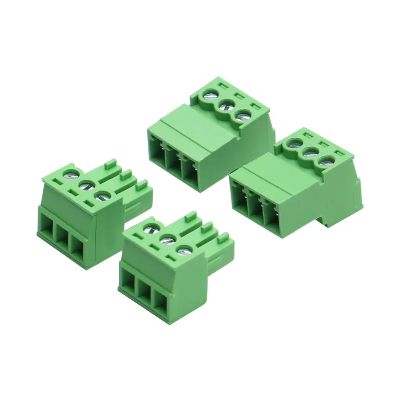 1Set 2P/3P/4P/5P/6P/7P/8P 15EDGKP Connector 300V 8A 3.5/3.81mm spacing Plug-In Male Female Pluggable Terminal Block