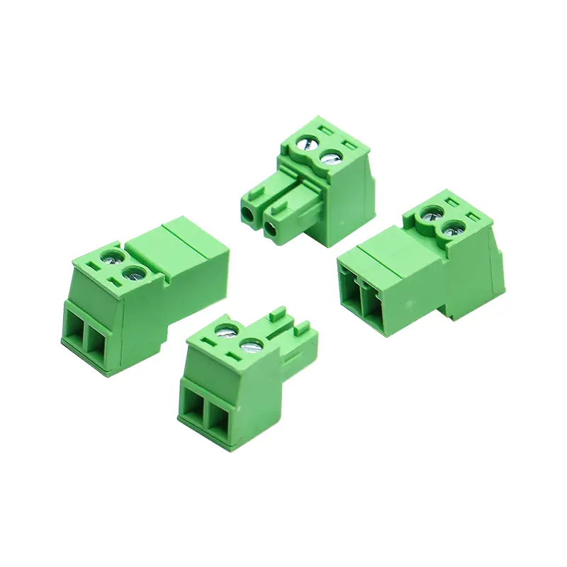 1Set 2P/3P/4P/5P/6P/7P/8P 15EDGKP Connector 300V 8A 3.5/3.81mm spacing Plug-In Male Female Pluggable Terminal Block