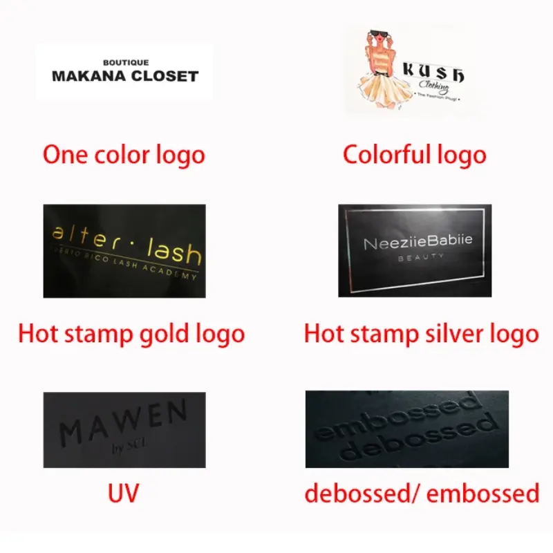 Wholesale 500PCS/Lot Custom High Quality Designer Luxury Tote Paper Bags With UV Logo For Boutique Gift Shopping Packaging