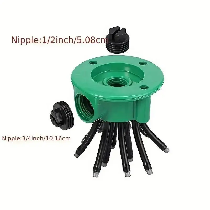 1pc 360 Degree Automatic Garden Sprinklers Watering Grass Lawn Rotary Nozzle Rotating Water Sprinkler System Garden Supplies Spr