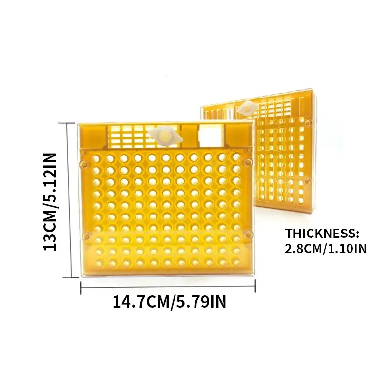 1pc Queen Rearing Box Bee Incubator Beekeeping Tool Plastic Bee King Incubator Free Move Breeding Box Queen Rearing Box Cage