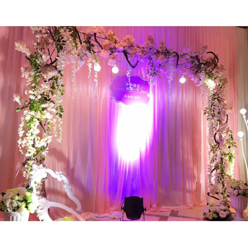 🌟White Branch Artificial Flowers - 140 Heads Cherry Blossoms & Hydrangea for Wedding/Home Decor