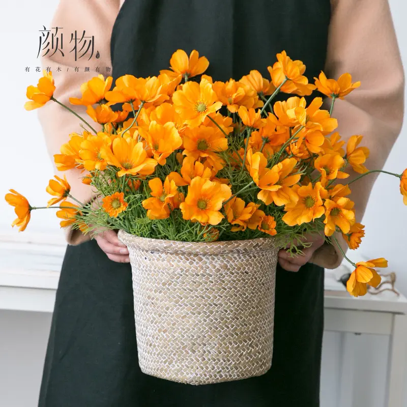 60CM6 Head Cosmos Artificial Flower Home Ornament Wedding Decoration Flower Arrangement Photography Prop Gesang Flower