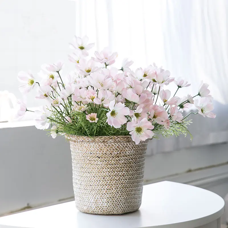 60CM6 Head Cosmos Artificial Flower Home Ornament Wedding Decoration Flower Arrangement Photography Prop Gesang Flower