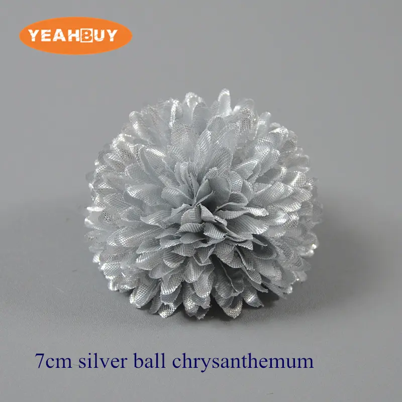 Silk flower heads for wedding decoration, flowers, flowers, rose, gold, silver, chrysanthemum, DIY, DIY, 50PCs