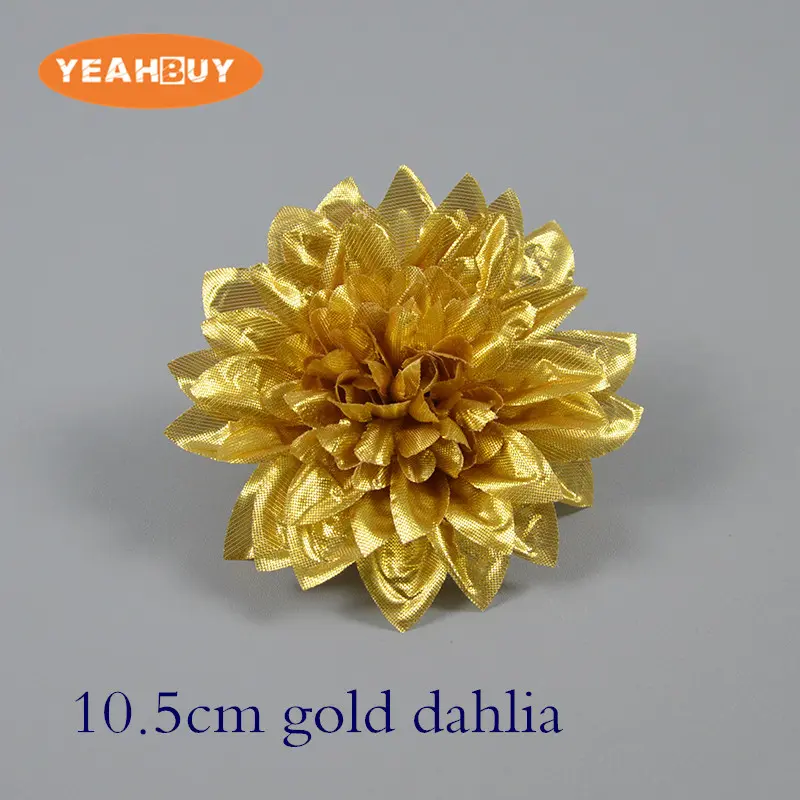 Silk flower heads for wedding decoration, flowers, flowers, rose, gold, silver, chrysanthemum, DIY, DIY, 50PCs