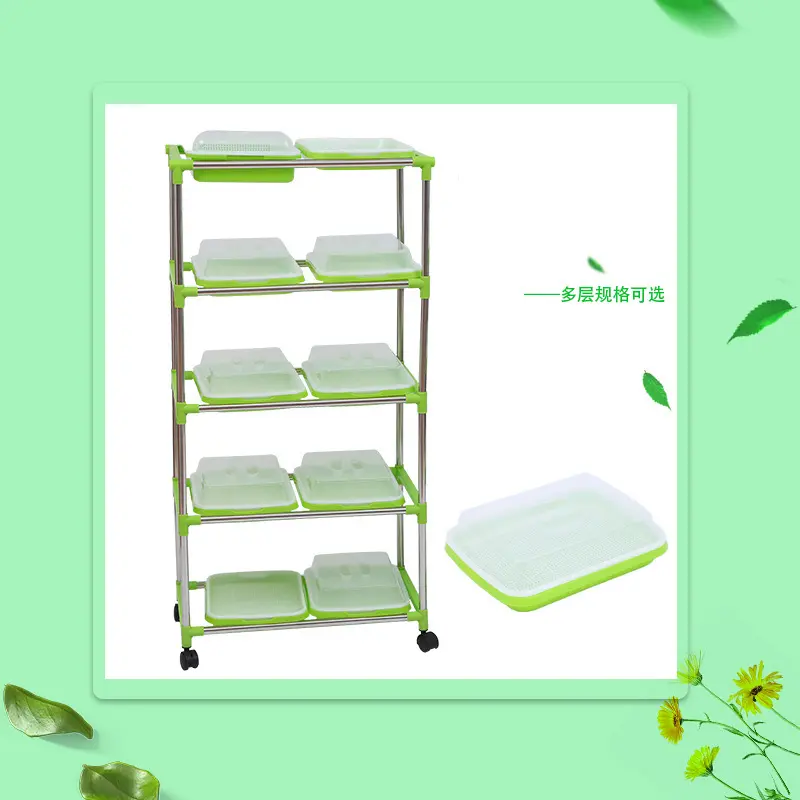 1pc, Home Garden Balcony Portable Pet Grass Soilless Hydroponic Bean Seedling Tray Soilless Cultivation Tray Home Sprout Seedlin