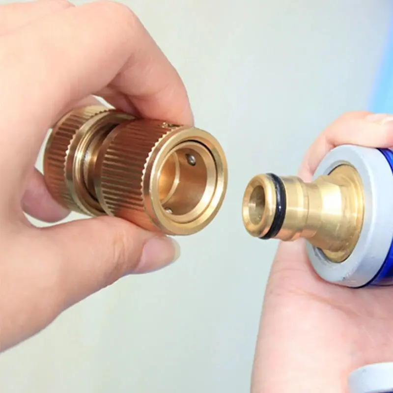4-way Water Quick Connector High Pressure Quick Coupling For Car Washer Water Gun Adapter Joints Garden Irrigation Accessories
