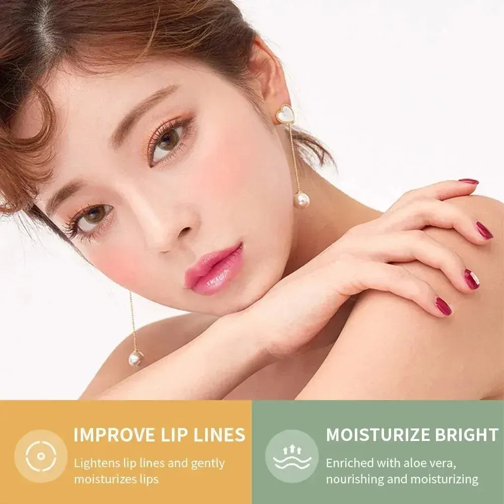 2 PCS Aloe Vera Color-Changing Lip Balm Moisturizing Repairing Waterproof Anti-Dry Temperature-Activated Hydration Lipstick
