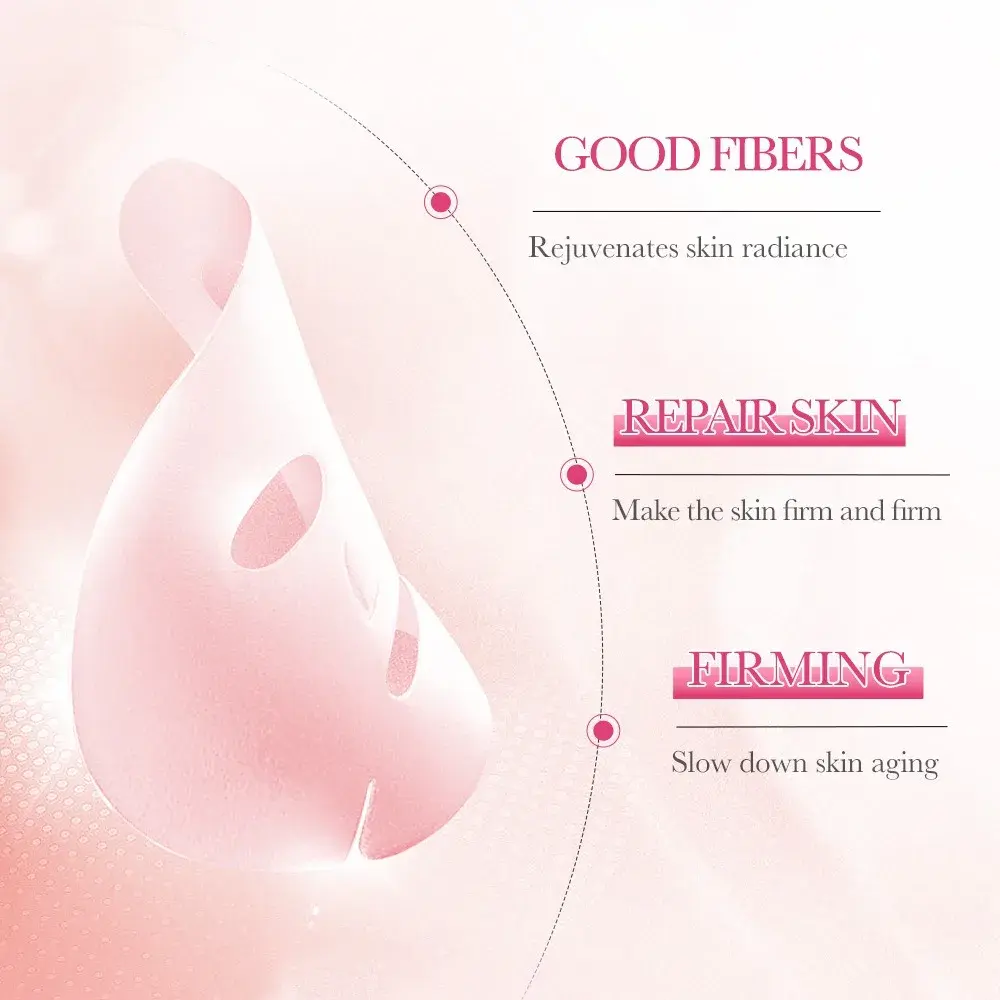5/10 PCS Korean Snail Mucin Sheet Mask Hydrating Repair Brightening Anti-Aging Wrinkle Moisturizing Gel Face Mask for All Skin