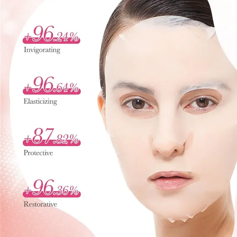5/10 PCS Korean Snail Mucin Sheet Mask Hydrating Repair Brightening Anti-Aging Wrinkle Moisturizing Gel Face Mask for All Skin
